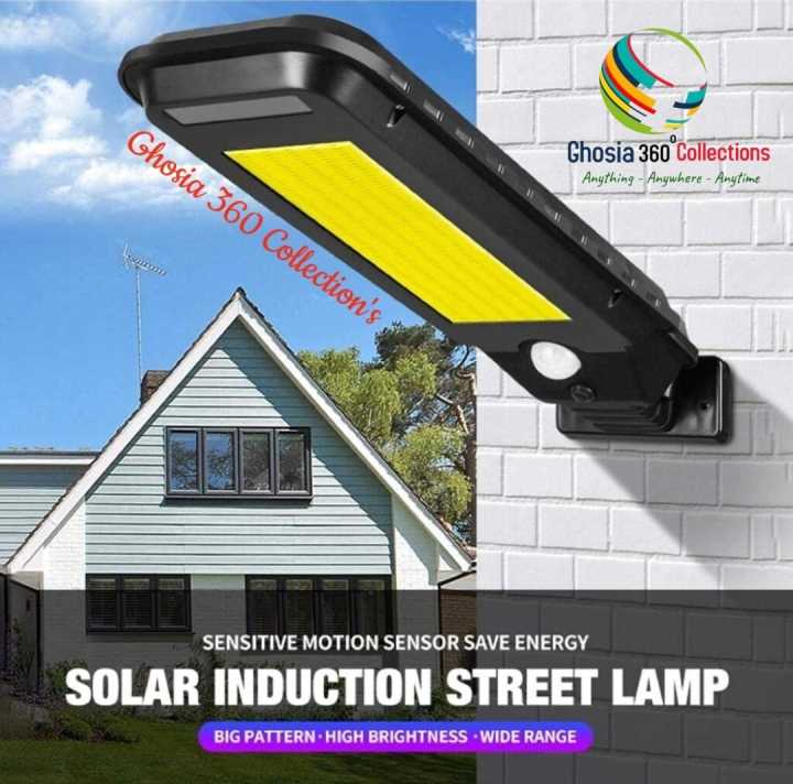 100 COB Outdoor Solar induction Street Motion Sensor Outdoor Wall Lamp T-100A KN-425