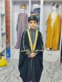 Rr Mall Presents Customized Stylish Premium Arabic Child Bisht Jubba for Kids -  Bisht for Boy's and Kid’s – Islamic Muslim Traditional Kid Boy Bisht Robe Thobe Half Sleeve Arabic Abaya Jubba - Available in all Colors and all Sizes. 