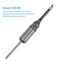 Woodworking Drill Bit Multifunctional 3/8in High Speed Steel Square Hole Accessories. 