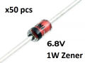 6.8V 1 Watt Zener Diode. 