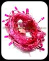 Fairy LED Light String Decoration Light Led Still - Decorating Lights - 25 Feet Long - Pink - Christmases Lights. 