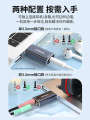 Leibang mobile phone computer projector USB 3.5mm jack microphone headset 2-in-1 connector headphone adapter external sound card interface audio converter cable AUX. 
