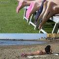 1 Pair Adhesive Foot Pads Feet Sticker Stick On Soles Flexible Anti-slip Beach Feet Protection. 