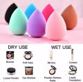Beautious Makeup Sponges Pack of 6 Beauty Blending Sponges Cosmetic Powder Puff Facial Makeup Soft Sponges Random Colors & Shapes-Cosmetic Sponges. 