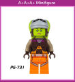 （New）Minifigure Pg8066 tar War Empire Judge Bodhi Lukba Oboba Fett tormtrooper Building Block Toy  Color :PG729. 