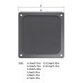 ADD Magnetic Dust Filter Dustproof Mesh Fan Cover Net Grill Guard with Hole for PC Computer Case Cooling Fan Accessories computer Dust Filters fan filter grills metal frame fans computer case fan airflow holes screens radiator screw cut front grill intake. 
