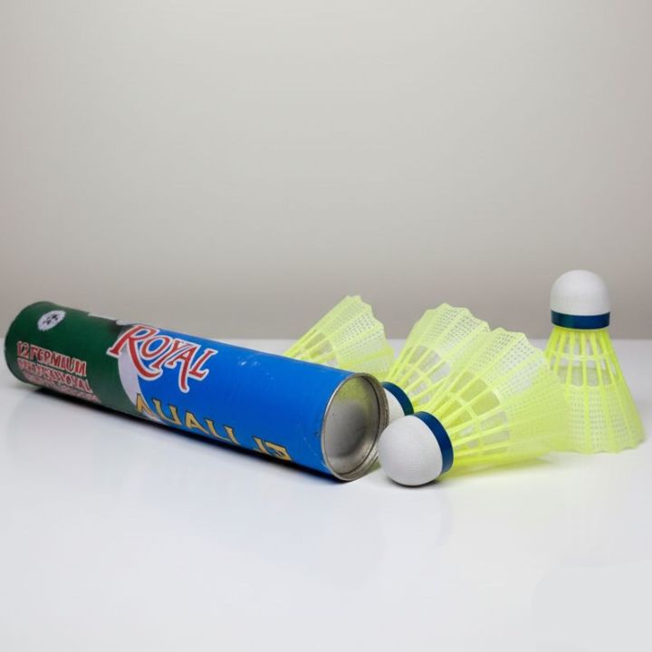 Plastic Badminton Shuttlecocks - Durable Feather-Like Flight Shuttles (Multi-Pack)