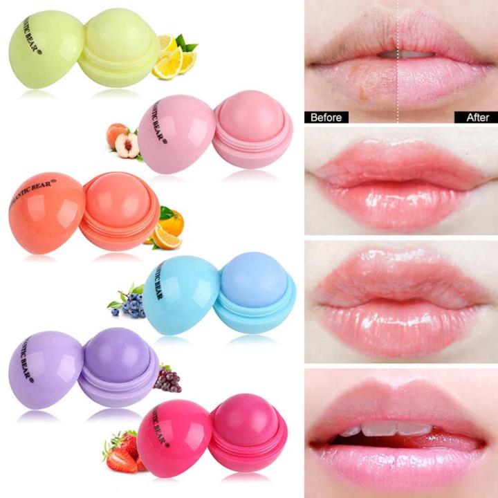 Smiley Emoji Fruity Flavor Hydrating & Moisturizing Lip Balm - 2PCS