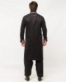 Black Designer Shalwar Kameez for men. 