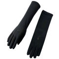Ladies gloves black/woman cotton muslim hijab hand gloves, sun protecting gloves hijab gloves. 
