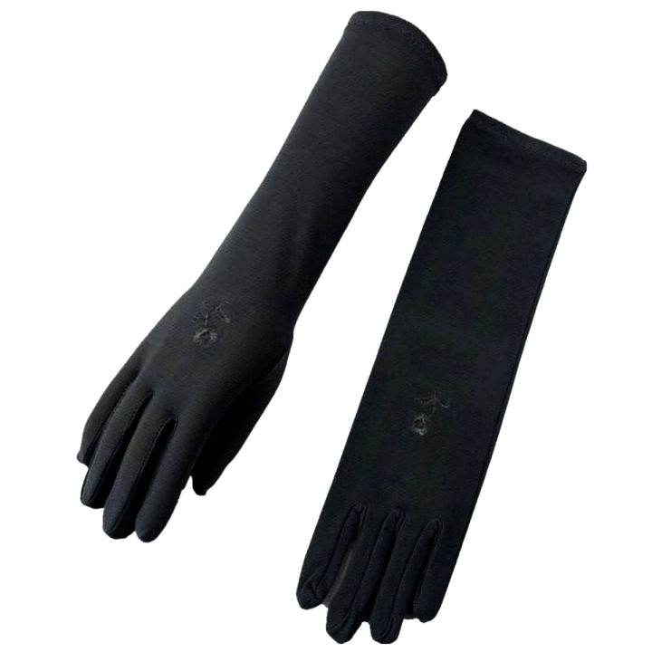 Ladies gloves black/woman cotton muslim hijab hand gloves, sun protecting gloves hijab gloves