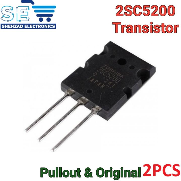 2PCS 2SC5200 NPN Power Transistor – High-Power Audio Amplifier ...