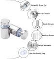 Stainless Steel Wall Spacers, Plexiglass, Sign Holder, Advertising Screw, Screw Glass Standoff Holder for Mounting and Fixing the Glass (12 x 25 mm), Pack Of 4, 8 And 20.. 