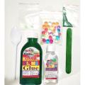 (GREEN) DIY 8 IN 1 SLIME GLUE AND ACTIVATOR FOR KIDS. 