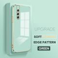 For Vivo V15 Pro 1818 Soft Original Square Edge Pattern Casing Plated Phone Shell Luxury Plating Soft Phone Case. 