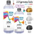 Resin Craft Crystal Clear Epoxy (225g  Pure for Art, Craft & Coating Delivery All Over Pakistan. 