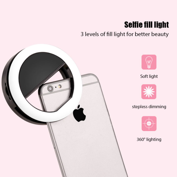 Mobile%20Selfie%20Ring%20Light%20%E2%80%93%20Portable%20Mini%20Selfie%20LED%20Lamp%20Ring%20Light%20for%20Mobile%20Phones%20%E2%80%93%20Rechargeable%20Ring%20Light%20with%20Charging%20Cable%20For%20Tik%20Tok%20and%20Photography%20-%20Brightness%20Adjustment%20Selfie%20Light%20With%20LED%20Camera%20Photography%20Flash%20Light%20for%20Smart%20phones%20-%20Image%206