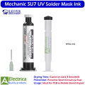 MECHANIC SU7 UV Instant Curing White Solder Mask Ink – 3 Second Dry Formula for PCB Repair, Insulation, and Circuit Protection Coating 10 ml Tube by Electrica. 