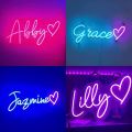 Personalized LED Neon Sign Custom Name Light for Room Decor, Wall Art, and Special Events - Multi-Color & Sizes. 