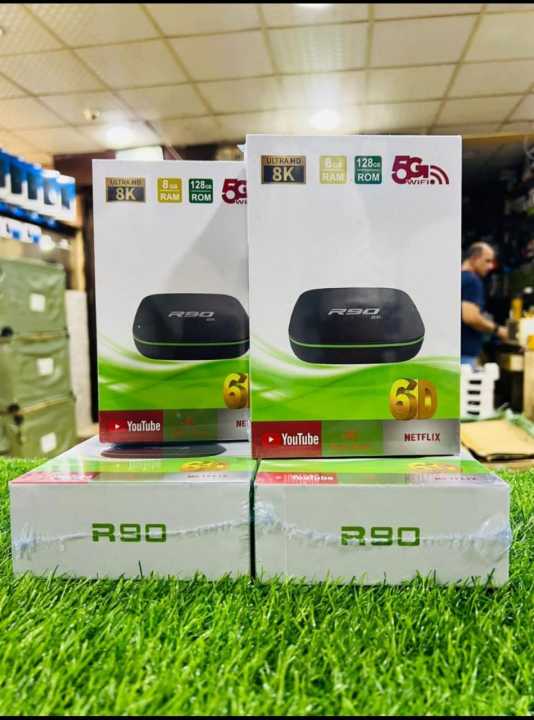 R90 DDR Plus Andriod Tv Box - 8Gb 128Gb - Android Verion 15 - Live Tv Channels and IPTV