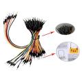 65PCS Male to Male Flexible Breadboard jumper wire. 