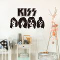 Kiss Band Heads Ace Peter Paul Gene Car Truck Music Wall Sticker Decal Vinyl Decor. 