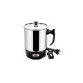 Electric Kettle - Black & Silver electric cup heating. 