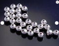 Silver Plated 10mm Round Loose Beads for Jewelry Craft Making, vase filling, home decoration.. 