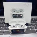 ENC HIFI Airpod A10 Pro With Display Wireless Earbuds Bluetooth 5.3 Headphones 36 Hrs Playtime with LED Display, Deep Bass Stereo and Noise Cancelling Bluetooth Ear Buds IP7 Waterproof Wireless Ear Buds with Mic for iPhone Android White. 