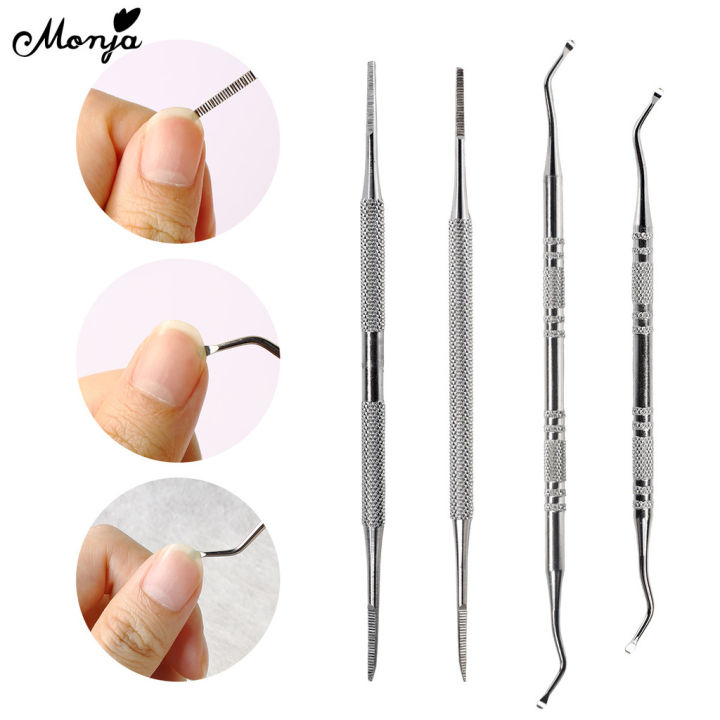 Monja Ingrown Toenail Correction Files Tool Stainless Steel Double ...