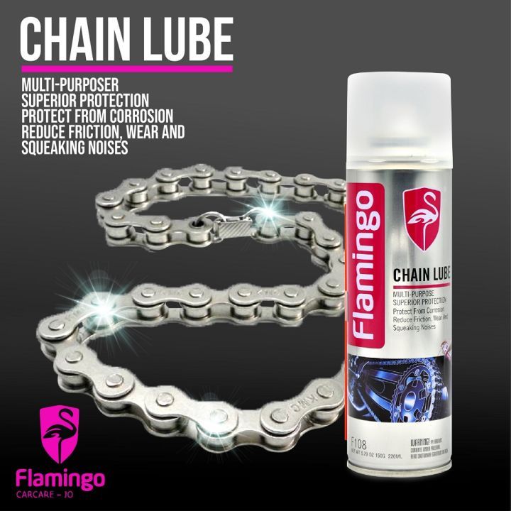 New Flamingo Chain Lube Multipurpose - 220 ML