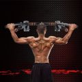 Wall Mounted Pull Up Bar Multifunctional Power Tower Set Chin Up Station Home Gym Workout Strength Training Equipment. 