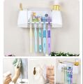 Plastic-Toothbrush-Holder-Toothpaste-Holder Multifunctional Bathroom Accessories Holder. 