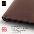 Pure Leather wallet for men branded cow leather latest design slim card holder wallets for men and boys | Black Brown Coffee. 