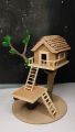 cardbord house for small childern and kides bilding and tree house dacoration pices. 