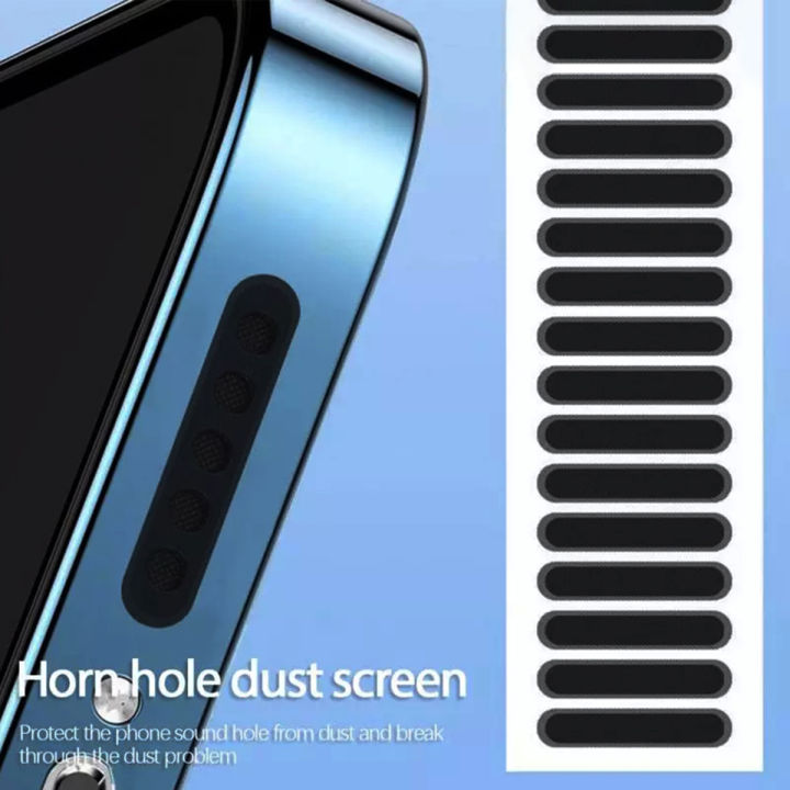 ENRG Metal Dust Net Anti-dust Stickers Protector Film Dust-proof For Mini Speaker Port Earpiece For iPhone_Android - Pack Of 10