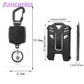 Retractable Lanyard Stylish Badge Reel Lanyard with Heavy Duty Retractable Carabiner Perfect for Id Cards Keys Office Accessory Essential Retractable Badge Holder. 