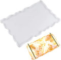Large Rectangular Resin Silicone Mold With Irregular Edges  15 inches , 15" recatngle tray mold , 16" tray For resin art epoxy resin DIY Casting molds DIY Tools Casting Molds Decoration Molds Decoration tools. 