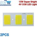2PCS DC 3V-4V 7W 10W 15W COB LED Strip Light Super Bright Lamp Chip Pure White. 