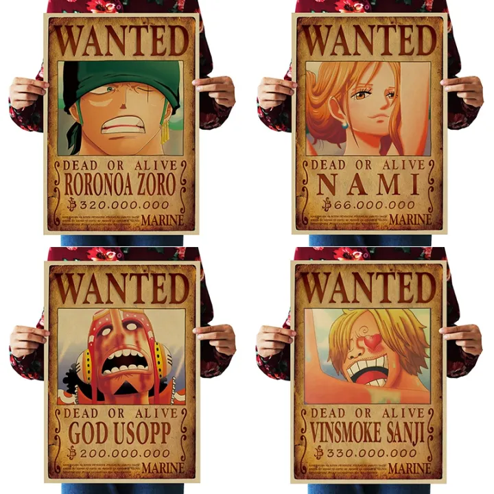 Anime%20One%20Piece%20Wanted%20Order%20Kraft%20Paper%20Collection%20Posters%20Bounty%20Poster%20Wall%20Decoration%20-%20Image%206