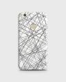 Huawei P8 Lite (2017) 3d Hard Cover case  SCRATCHES â€“ WHITE - 1cover197. 