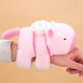 PinShang Capybara Plush Wrist Bracelet For Kids Snap Ring Capybara Cartoon Cute Plush Toy Christmas Gifts For Girls Boys. 