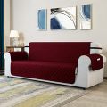 Quilted Sofa Cover - 7 Seater (3+2+1+1 With Side Pockets) - Sofa Runner - Sofa Protector Coat. 