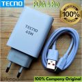 ⚡ Tecno 45W Fast Charger Original Tecno 45W SuperCharge Fast Charger Adapter (Model U450TEC) with USB-A to Type-C Cable | Ultra-Fast Charging for Tecno Pova 5, Camon 20 Premier, Phantom X2, Spark 10 Pro | Compatible with Infinix & Android Phones | Safe &. 