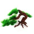 Fish Tank Aquarium Rock Bonsai Ornament Plastic Artificial Pine Tree Plant. 