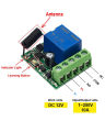 12V DC Wireless Relay Switch with Remote – Easy DIY Automation Kit. 