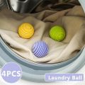 Pack of (04Pcs) Laundry Balls For Washing Machine Cleaning Clothes Hair Removal Lint Wash. 