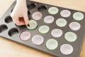 Kitchen Baking 100 Pcs Rainbow Paper Cake Cup Muffin Party Tray Bakeware Stands Cupcake Cases Liners Wedding Party 12CM. 