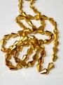 Golden Cut Drops Plastic Beads. 225 pcs/3 Strings Beads, For DIY Jewelry Making, Jewelry, Dress Accessories, Crafts, and Home Décor. 