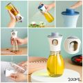 Oil Sprayer Mister Dispenser Olive Oil Bottle Atomizer Cooking Refillable Glass 200ml for BBQ Roasting Kitchen Salad Baking Frying with Mini Funnel. 